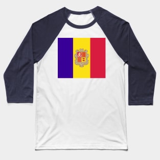 Andorra flag Baseball T-Shirt